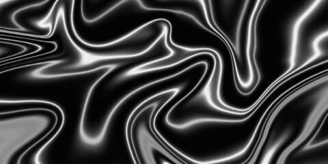 Beautiful drawing with the divorces and wavy lines in gray tones. Silver liquid texture. Abstract black, gray marble . Acrylic Pour Color Liquid marble abstract surfaces Design.