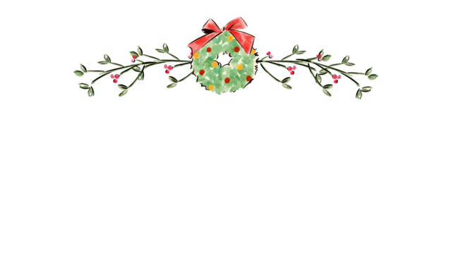 Green and Cream Handcrafted Blank Greetings Christmas