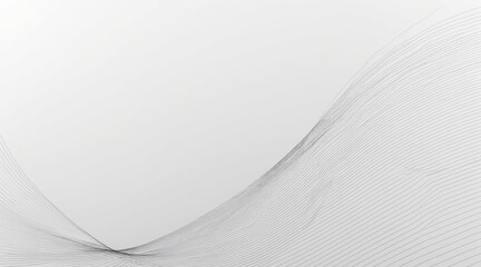 Subtle wavy grey line pattern on clean modern white background
