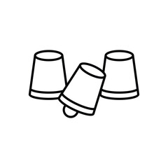 Cup Game vector icon