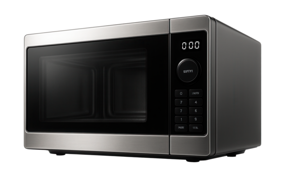 A microwave featuring a quick-start button, ideal for speedy cooking in busy homes.