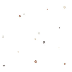 Abstract circles watercolor mute multicolor seamless pattern. Circle hand painted watercolor brush textured polka dots red, grey, beige colors. Design for sale banners, posters and gift wrapping paper