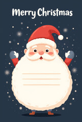 santa claus greeting card