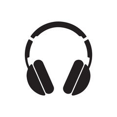 headphones isolated on white background. vector eps 10