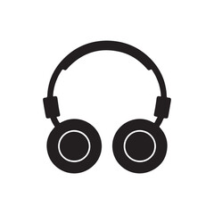 headphones isolated on white background. vector eps 10