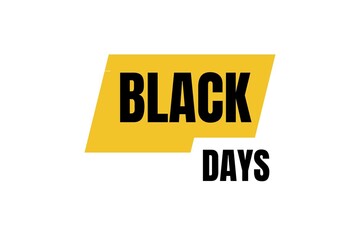 Friday sale banner, black days
