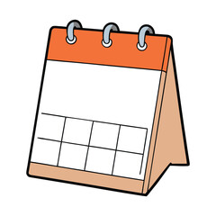 A simple calendar icon showing a month grid with dates, highlighting planning, scheduling, and organization, perfect for reminders, events, or time management.
