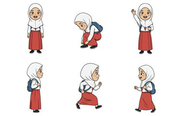 vector illustration of school children perfect for design