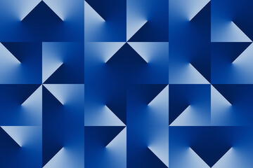 Gradient Isometric Abstract Pattern Background