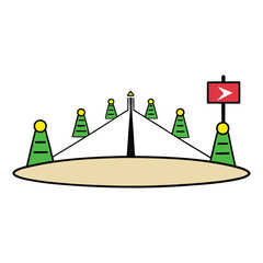 A milestone road stretches ahead, marked with clear pointers showing distances and directions, guiding travelers toward their goals on a journey of progress.
