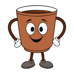 A cozy ceramic mug filled with warm tea, gentle steam rising in soft curls. Simple and comforting, it captures a quiet moment of relaxation in a calm, inviting scene."