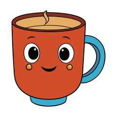 A cozy ceramic mug filled with warm tea, gentle steam rising in soft curls. Simple and comforting, it captures a quiet moment of relaxation in a calm, inviting scene."