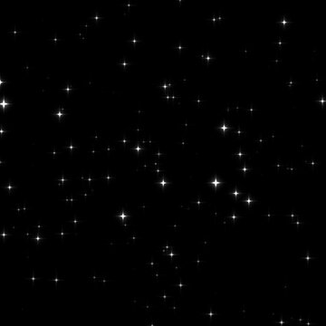 キラキラ輝く幻想的なパーティクル背景のループ動画（白）【正方形ビデオ】