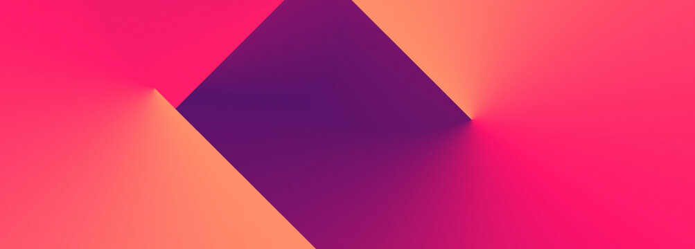 Gradient Isometric Abstract Pattern Background