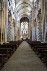 Fototapeta premium Interior of Durham Cathedral - November 2025