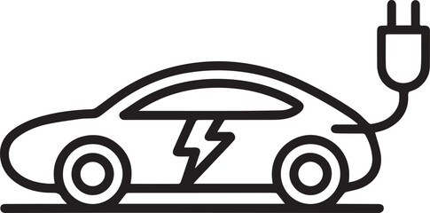 Charge up your future with this sleek electric car icon, powering a sustainable tomorrow with innovation and modern design for eco-conscious lifestyles