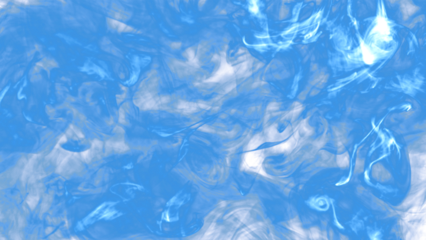 Fog on transparent background. Blue smoke fog texture. Abstract Cloud. Misty fog overlay