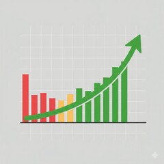 Rising graph wonderful  photo 