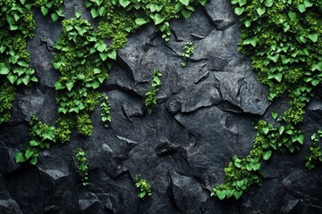 selective focus arranged moss pattern close-up