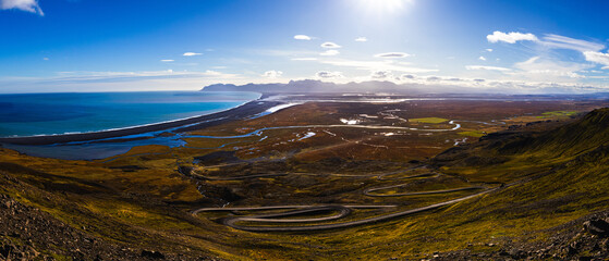 Iceland north east coast viewpoint