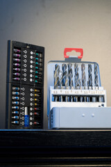 drill bit box view from down