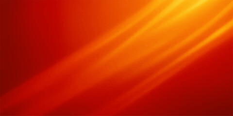 Red abstract silk background with smooth satin wave texture, a soft motion design and orange yellow light pattern illustration for a vibrant fabric backdrop
