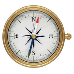 Compass showing North East South isolated on white transparent background png 2025 2026 download