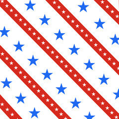 stars and stripes pattern of america 