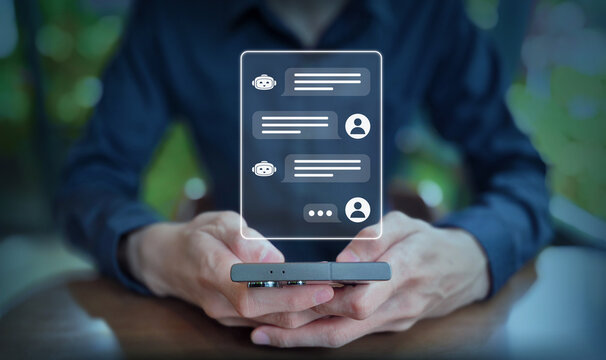 Chatbot Conversation Interface on Smartphone in Casual Indoor Setting