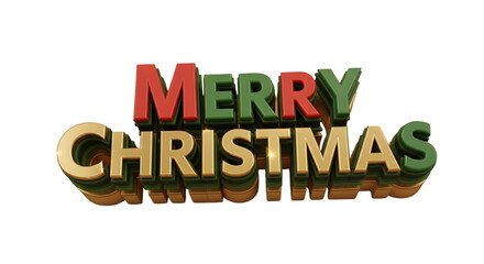 Christmas isolated on transparent background