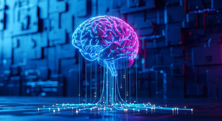 Artificial Intelligence , Technology, Computer, Computer Monitor, Cloud Computing, Human Brain