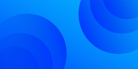 Blue simple abstract background with circles art