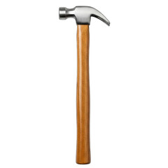 Hammer tool with wooden handle and isolated on white transparent background png 2025 2026 download