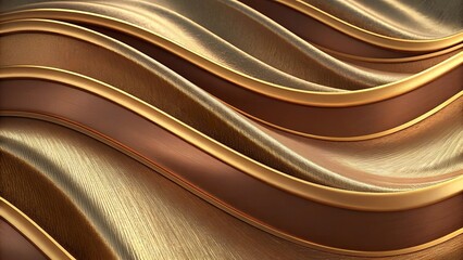 Premium Metallic Gold Bronze Abstract Background
