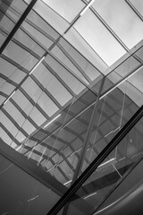 modern glass architecture in Reykjavik city in Iceland