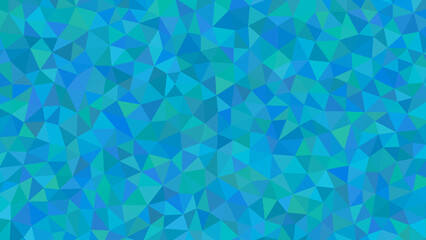 A mesmerizing mosaic of triangles in varying shades of blue, creating a captivating and dynamic geometric pattern for backgrounds