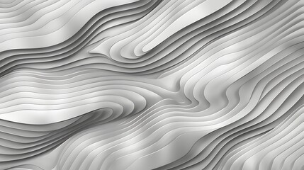 Obraz premium Abstract Wavy Texture Design in Soft Silver Tones for Modern Background or Wallpaper Use