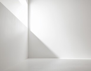 Obraz premium Abstract Volumetric Light Soft Gray Ethereal Volume Minimalist Background