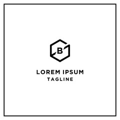 gb or bg hexagon logo