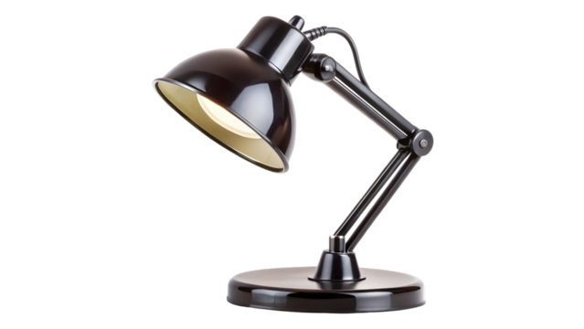 desk lamp isolated on white