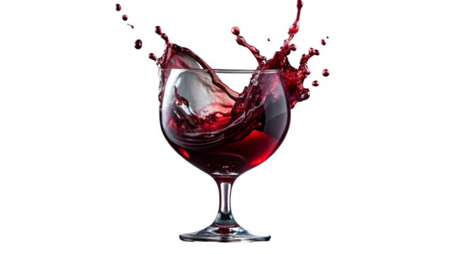 red wine splash
