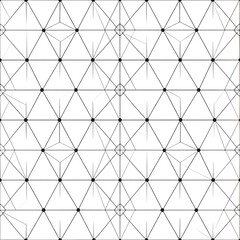 Fototapeta premium Geometric Pattern with Triangles and Lines - Abstract Design.