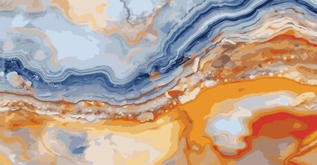 Fototapeta premium panoramic marble background colorful bright marble surface