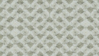 Fototapeta premium Intricate botanical pattern in neutral tones evokes natural elegance for wallpaper, fabric, or sophisticated background designs and modern projects