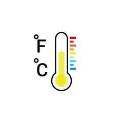 thermometer vector icon