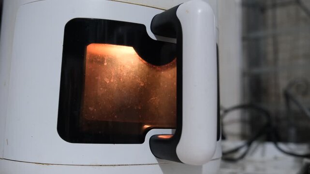 The intricate design of a smart ovens convection fan located at the back of the oven allows for even distribution of heat for perfectly cooked meals.Soldering Board in a convection oven