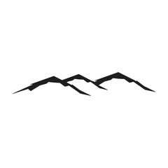 mountain  logo icon illustration flat