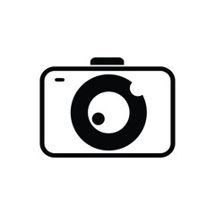 camera  logo icon illustration flat