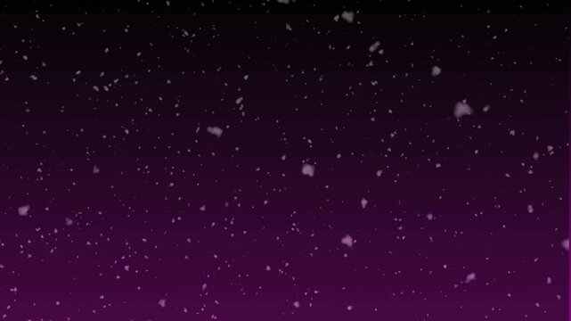 Snow Fall Magenta Pink