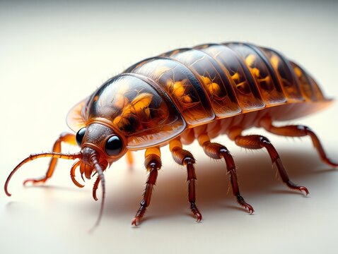 Detailed Close-Up of a Pill Bug (Roly-Poly) - Macro Photography